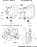 Heavy Duty Ball Joint & U Joint Removal Tool