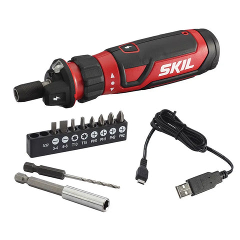 SKIL Rechargeable 4V Screwdriver with Circuit Sensor™ Technology