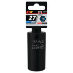 1/2" Dr. 27mm 6pt Deep Impact Socket - Performance Tool