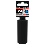 1/2" Dr. 24mm 6pt Deep Impact Socket - Performance Tool