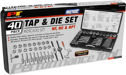 Performance Tool Metric Tap & Die Set