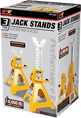 Performance Tool 3 Ton Jack Stands