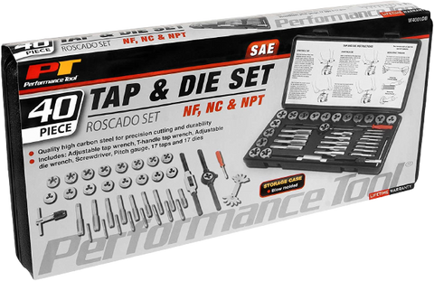 Performance Tool Tap & Die Set SAE