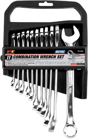 Performance Tool 11 Piece Combination Wrench Set