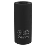 1/2" Dr. 24mm 6pt Deep Impact Socket - Performance Tool